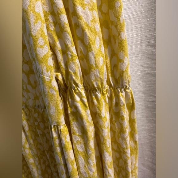 Yellow Printed MIDI Dress - Picture 6 of 6